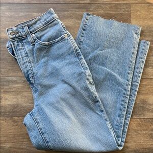 Madewell Light Blue Straight-Leg Jeans